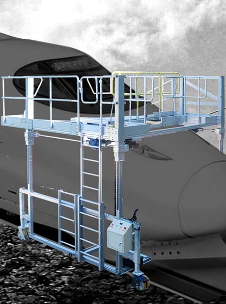 动车组车头检修工作平台