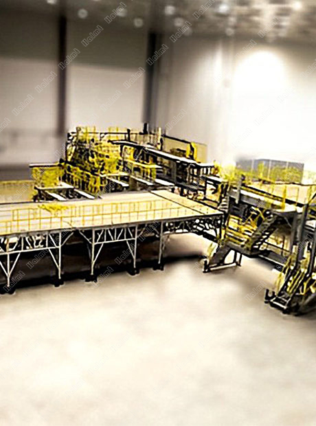 铝合金移动式整机喷漆工作平台