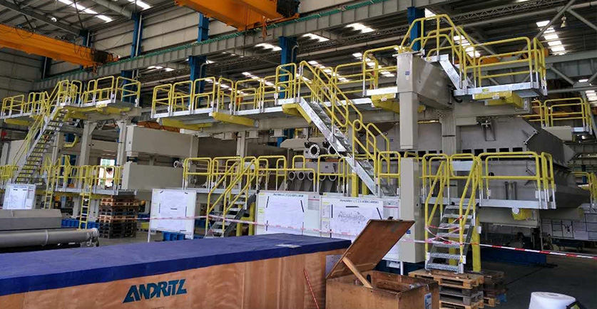 制浆造纸机走台