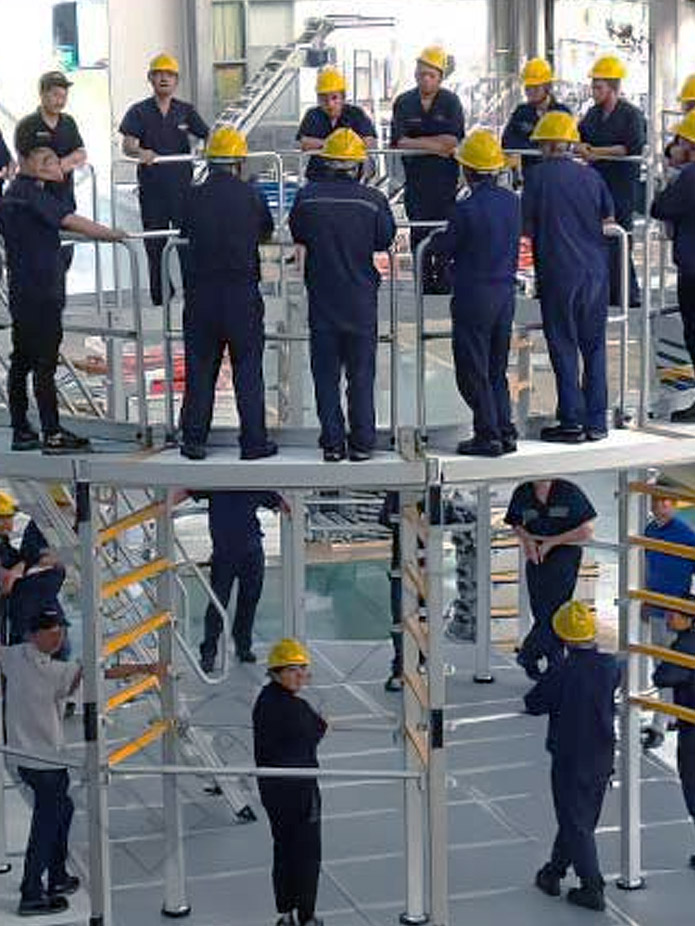 水电站工作平台