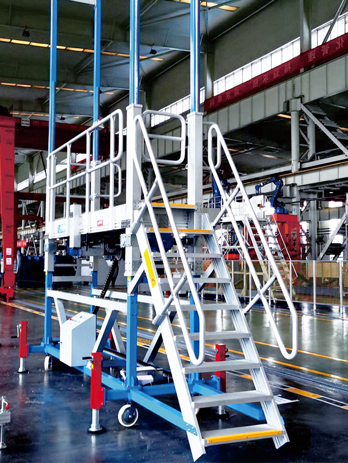 风力发电机组工作平台